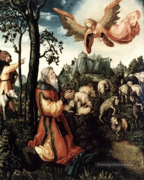 l’Annonciation à Joachim Lucas Cranach l’Ancien Peinture à l'huile
